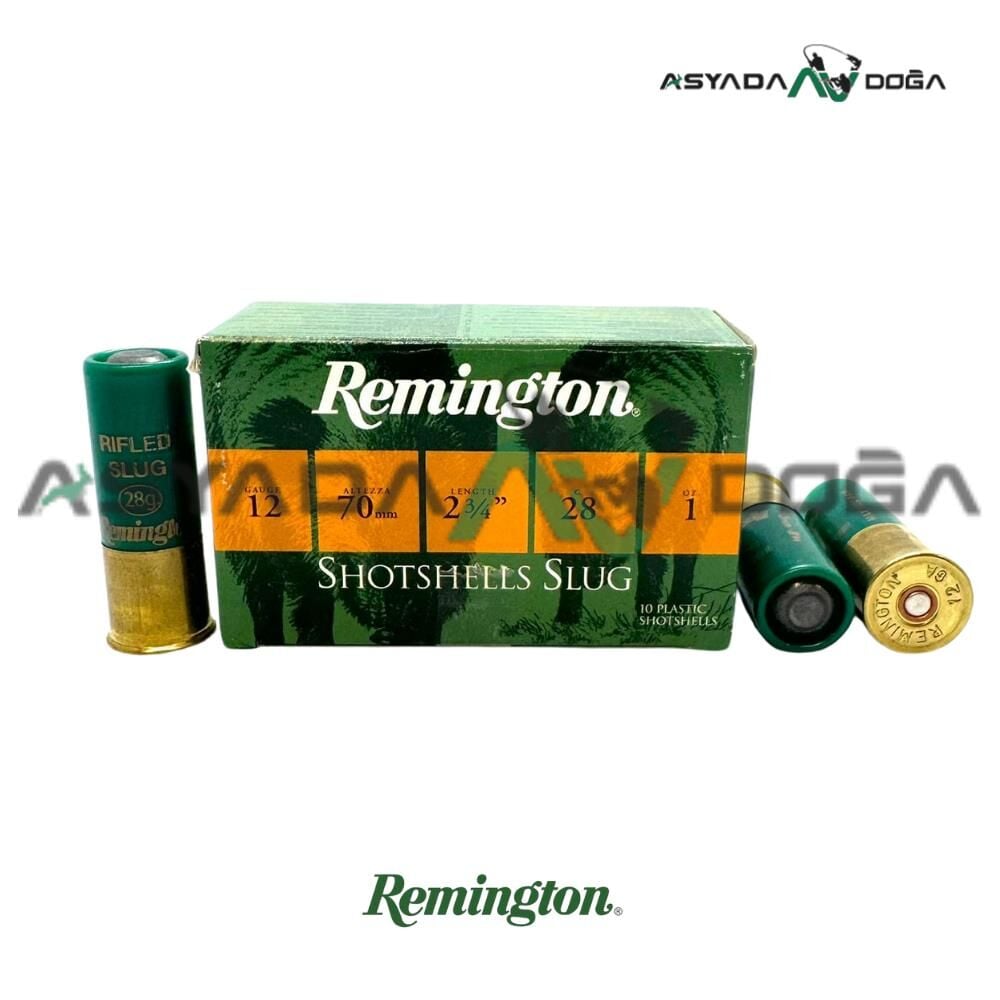 REMINGTON 12 CAL 28 GR SHOTSHELLS SLUG TEK KURŞUN AV FİŞEĞİ