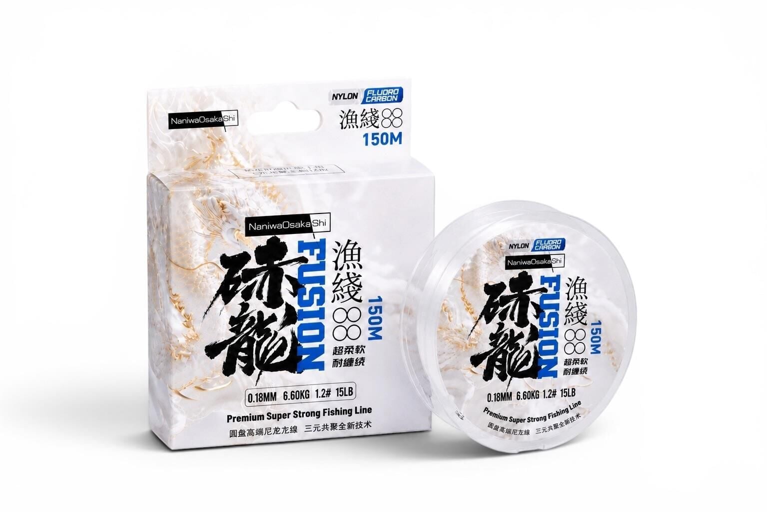 NaniwaOsakaShi Fusion Kaplama 150 Mt Fluorocarbon Misina