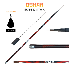 Oskar Carbon Süper Star 6.00 Mt Göl Olta Kamışı