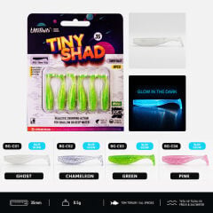 UltiBaits Tiny Shad 3.5 Cm 0.5 Gr Silikon Yem