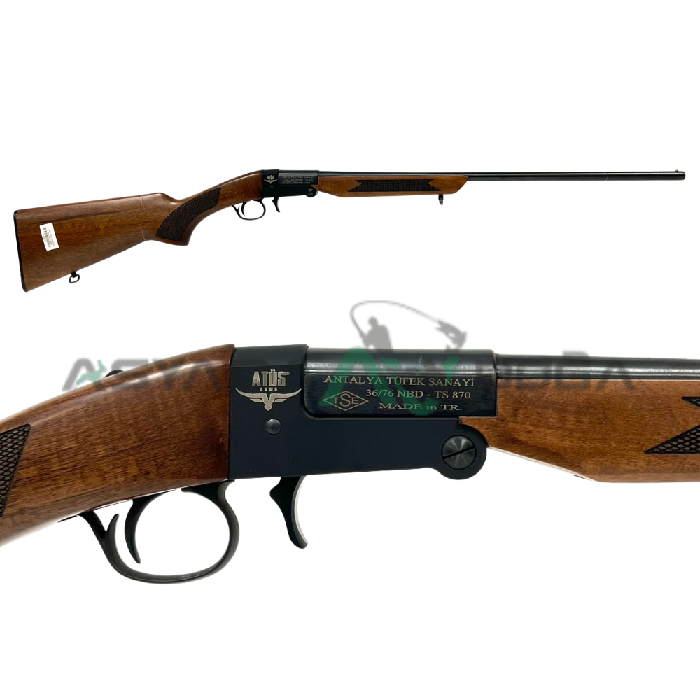 ATÜS 36 Kalibre Ahşap Tek Kırma Av Tüfeği