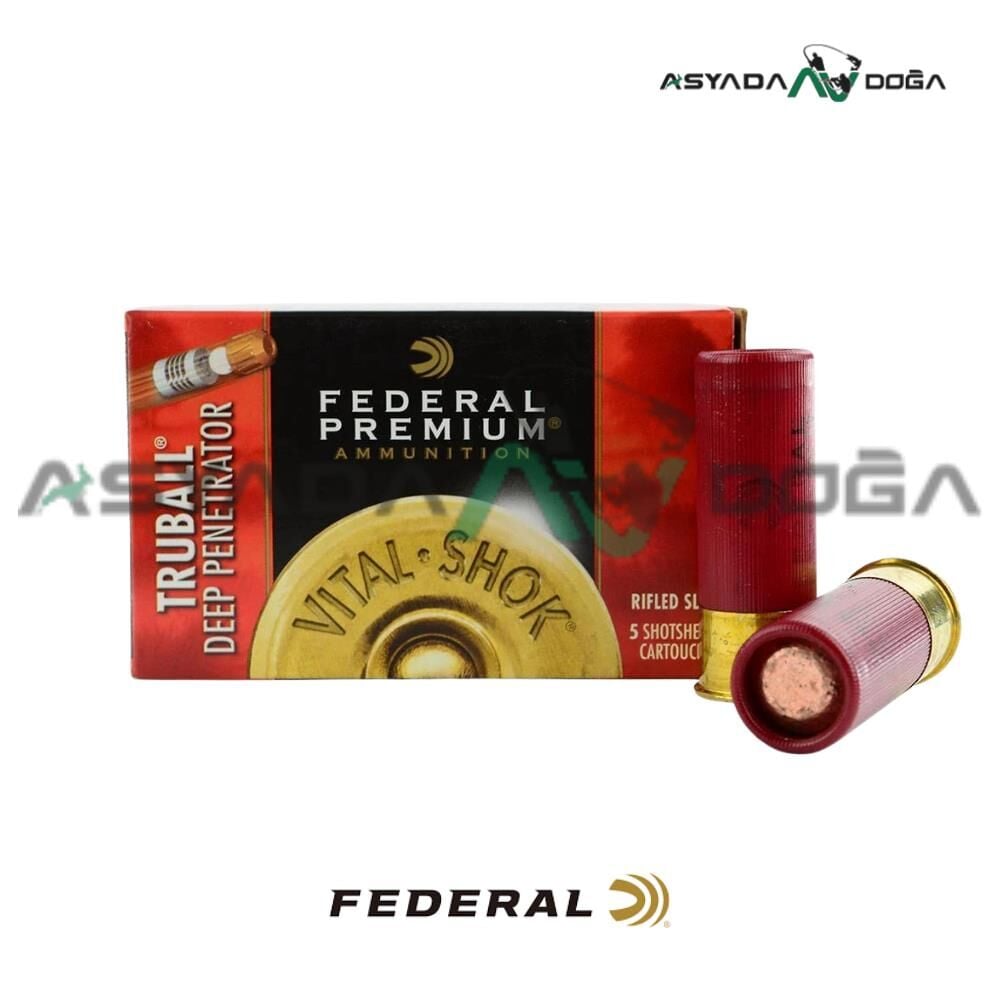 FEDERAL PREMIUM 12 CAL 28 GR PB127 DPRS TRUBALL RIFLED SLUG TEK KURSUN AV FİŞEĞİ