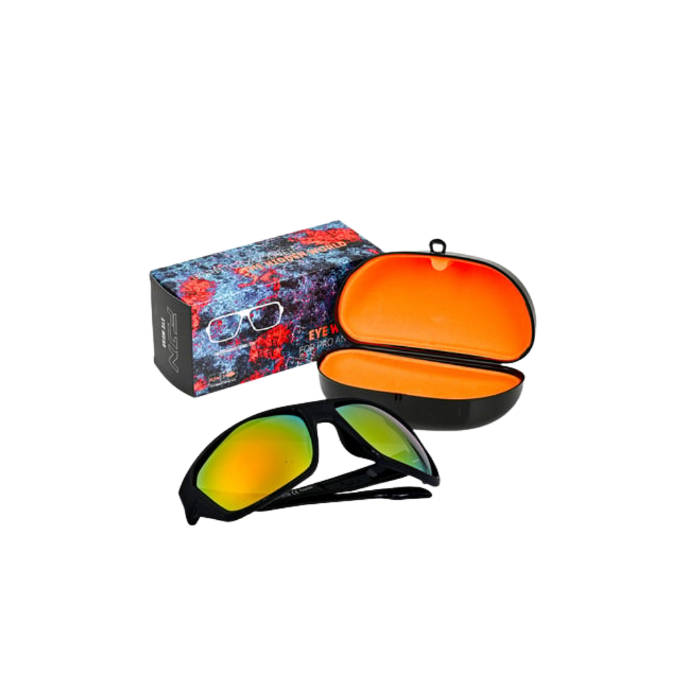 FUJIN Pro Angler Polarize Güneş Gözlüğü C138 Orange Shiny Black