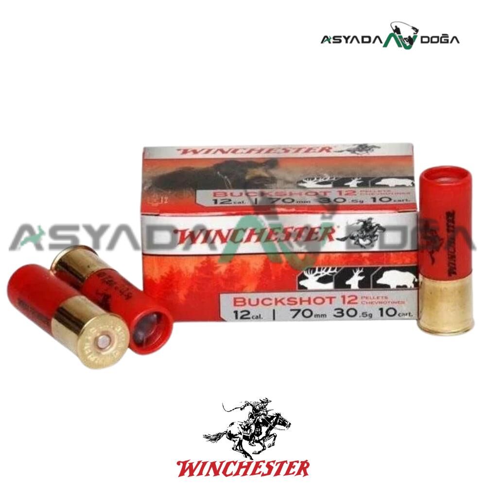 WINCHESTER 12 CAL 30.5 GR BUCKSHOT 00 12 PELLETS ŞEVROTİN AV FİŞEĞİ
