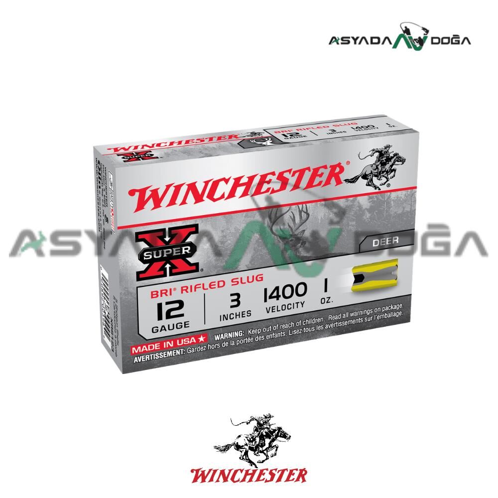 WINCHESTER USA 12 CAL 28 GR XRS123 SUPER X BRI SABOT SLUG TEK KURŞUN AV FİŞEĞİ