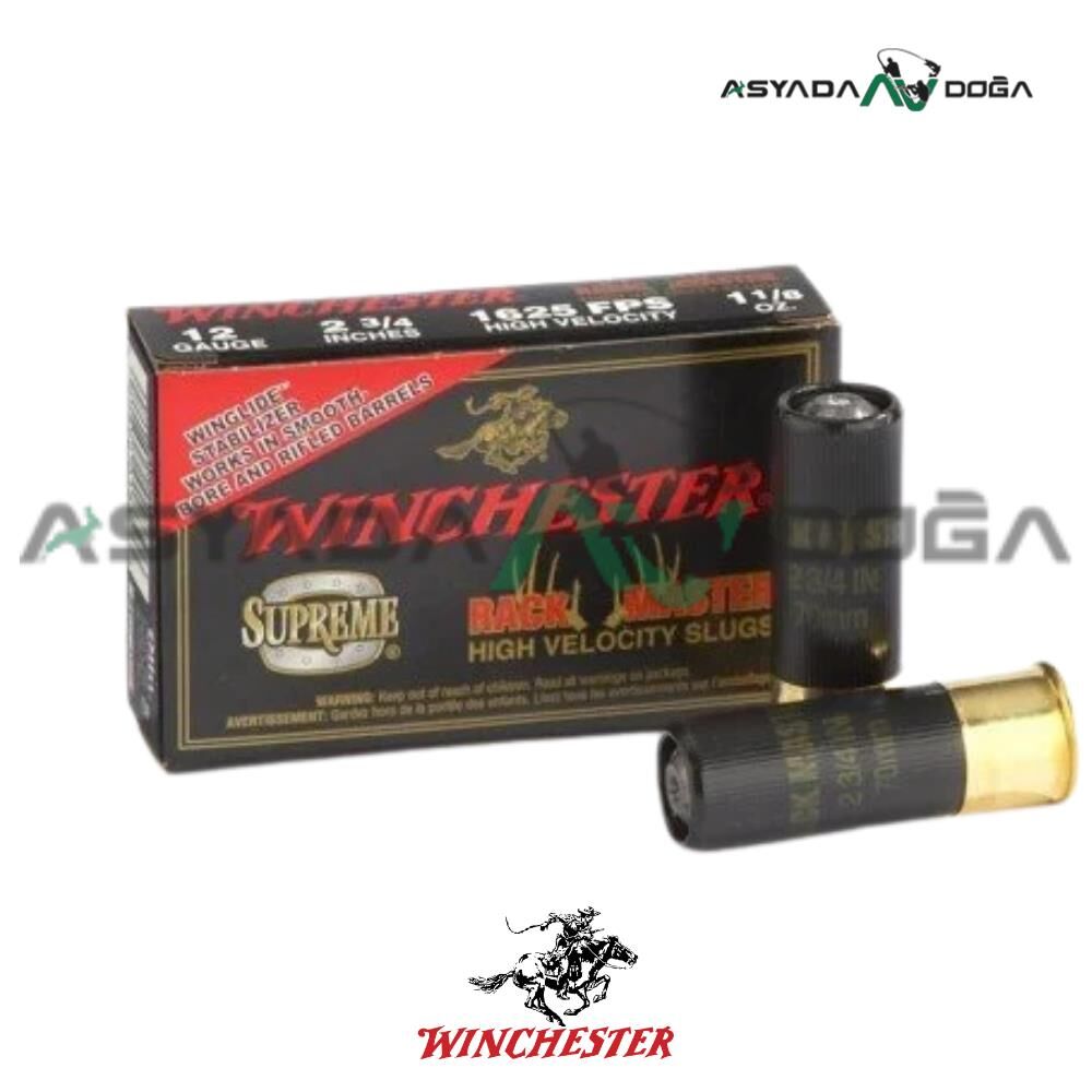 WINCHESTER USA 12 CAL 31.5 GR S12SR1 SUPREME RACK MASTER SLUG TEK KURŞUN AV FİŞEĞİ
