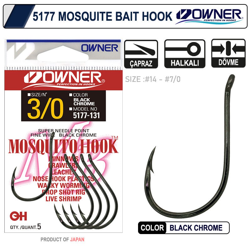 Owner Mosquito Hook Bc 5177 Olta İğnesi