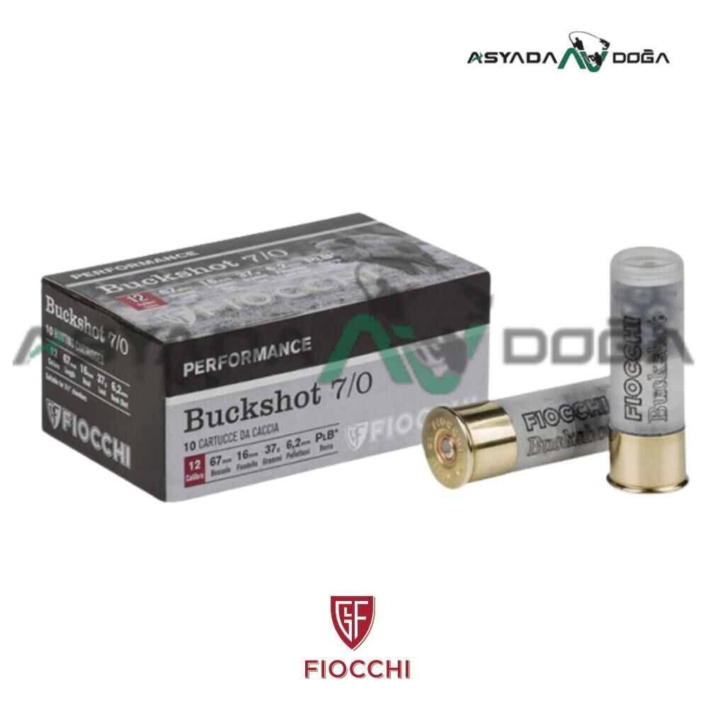 FIOCHI 12 CAL 37 GR BUCKSHOT 0/7 ŞEVROTİN AV FİŞEĞİ