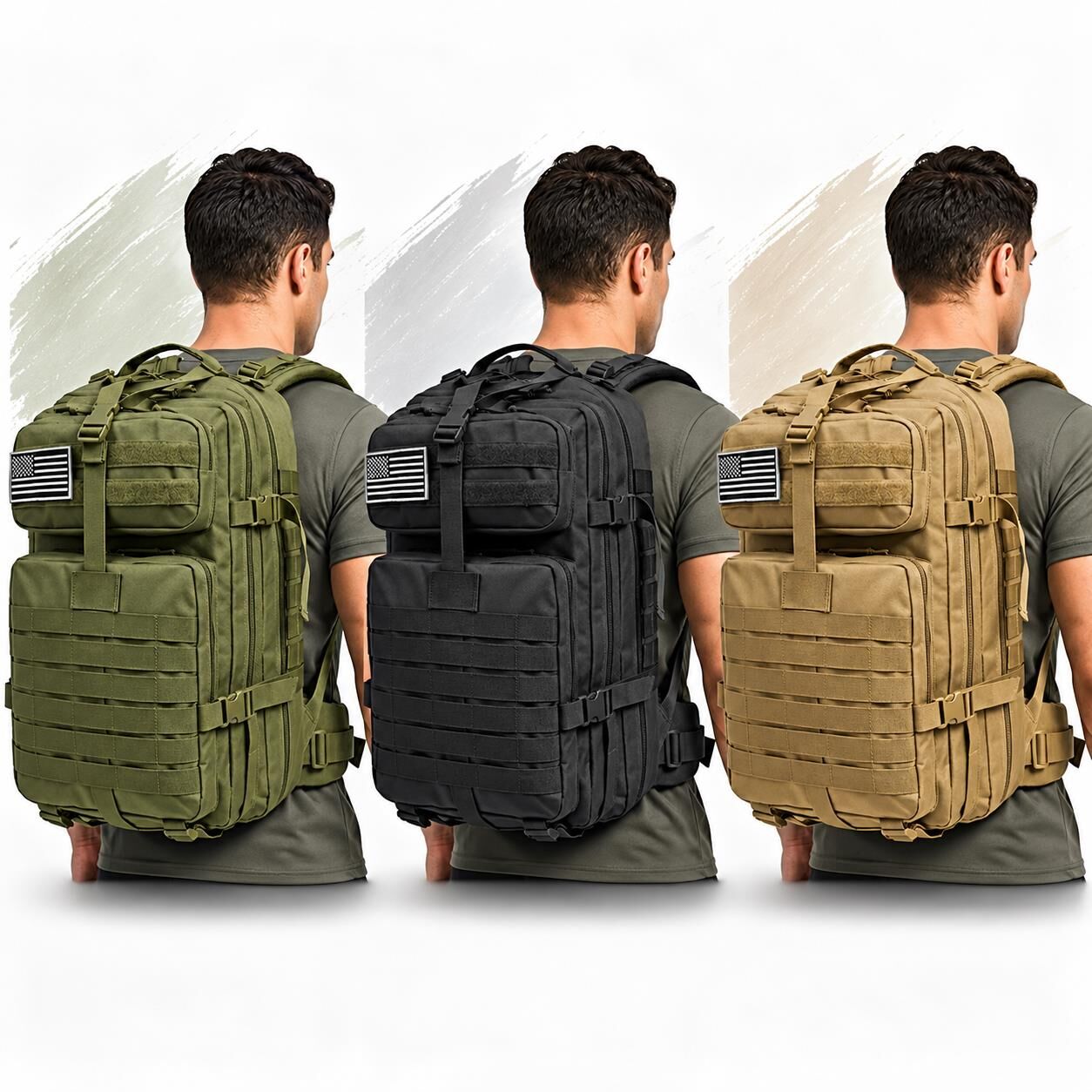 Single Sword 50L Taktik Sırt Çantası Su Geçirmez Askeri Outdoor Kamp Dağcı Çanta