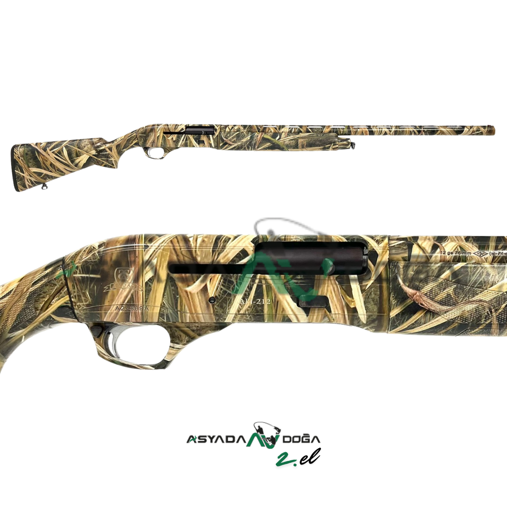 AKDAŞ AH 212-C Shadow Grass Kamuflaj Yarı Otomatik Av Tüfeği 2. El