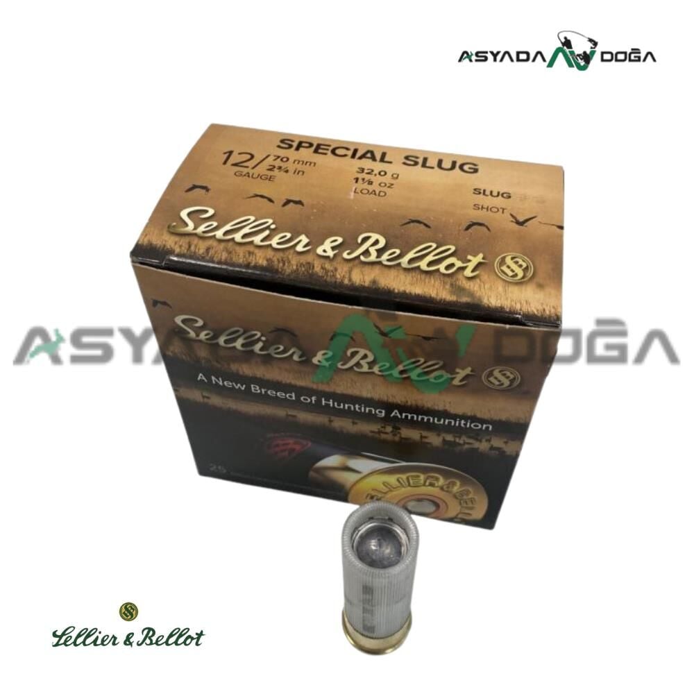 SELLIER&BELLOT 12 CAL 32 GR SPECIAL SLUG TEK KURSUN AV FİŞEĞİ