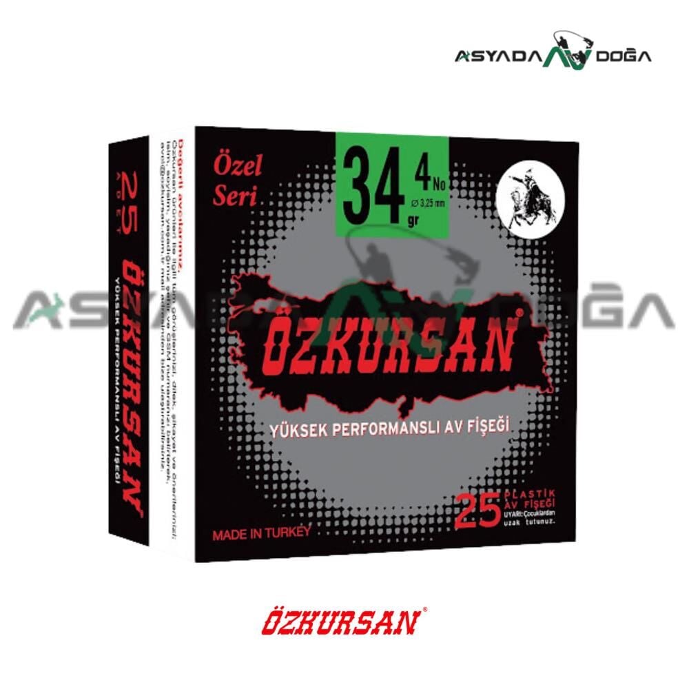 ÖZKURSAN 12 CAL 34 GR KLASİK SERİ AV FİŞEĞİ