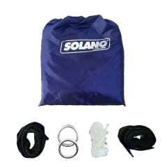 SOLANO Çıbınıklı Bez Hamak Mavi