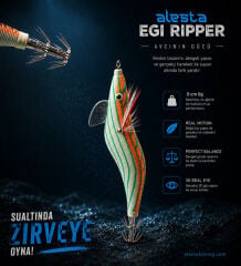 Alesta Egi Ripper 8 Cm 8 Gr Kalamar Zokası
