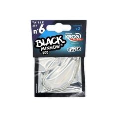 FIIISH Black Minnow BM200/6 BM214 7/0 No Silikon İğnesi 2P