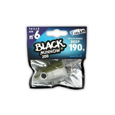 FIIISH Black Minnow BM200/6 BM211 Deep 190 gr Jig Head Kaki