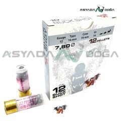 YAF 12 CAL 34 GR BUCKSHOT 12 PELLETS ŞEVROTİN AV FİŞEĞİ