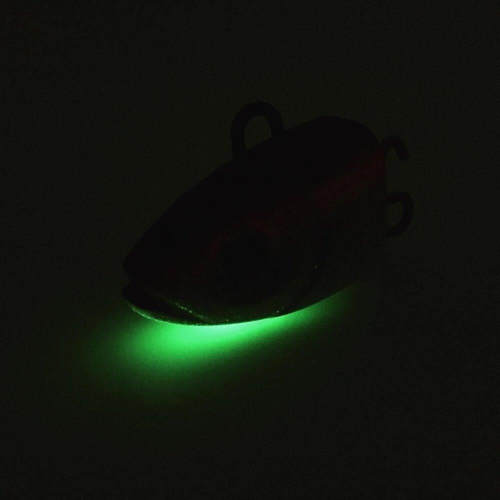 FIIISH Black Minnow BM200/6 BM1349 Med Deep 150 gr Jig Head UV Glow Candy