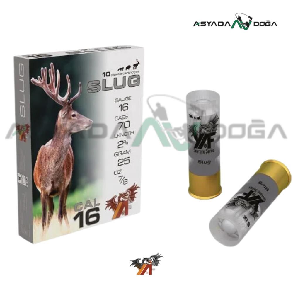 YAF 16 CAL 27 GR PALLA SLUG TEK KURSUN AV FİŞEĞİ