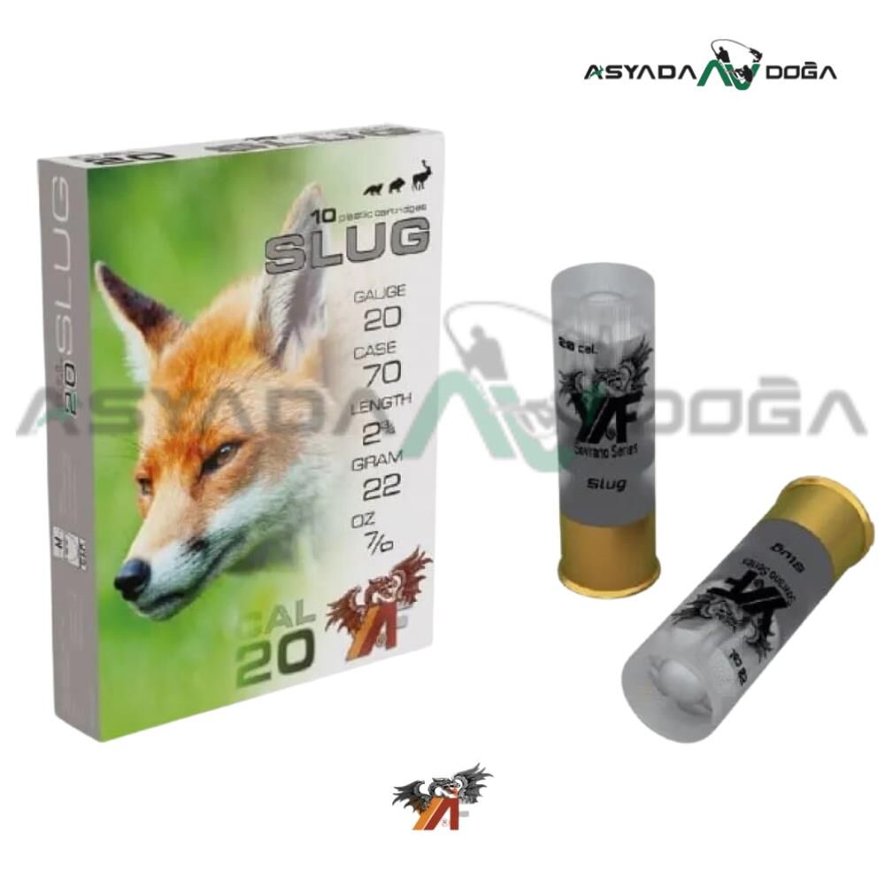 YAF 20 CAL 22 GR PALLA SLUG TEK KURSUN AV FİŞEĞİ