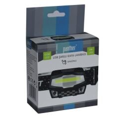 PANTHER KAFA FENERI PT-5950 USB SARJLI SENSORLU