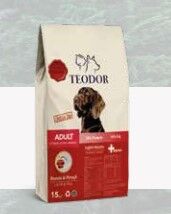TEODOR Kuzu Etli & Pirinçli Yüksek Enerji Yetişkin Köpek Maması 15 KG