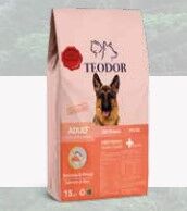 TEODOR Somonlu & Pirinçli Yüksek Enerji Yetişkin Köpek Maması 15 KG