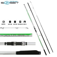 Kaıdo Nıkta Power Kw 4.20 Mt 100-250 Gr 3P Surf Olta Kamışı
