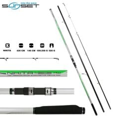 Kaıdo Nıkta Power Kw 4.20 Mt 100-250 Gr 3P Surf Olta Kamışı