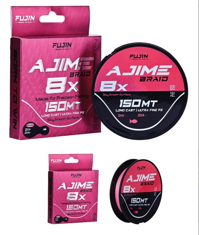 Fujin Ajime 8x Braid Pink 150 Mt İp Misina