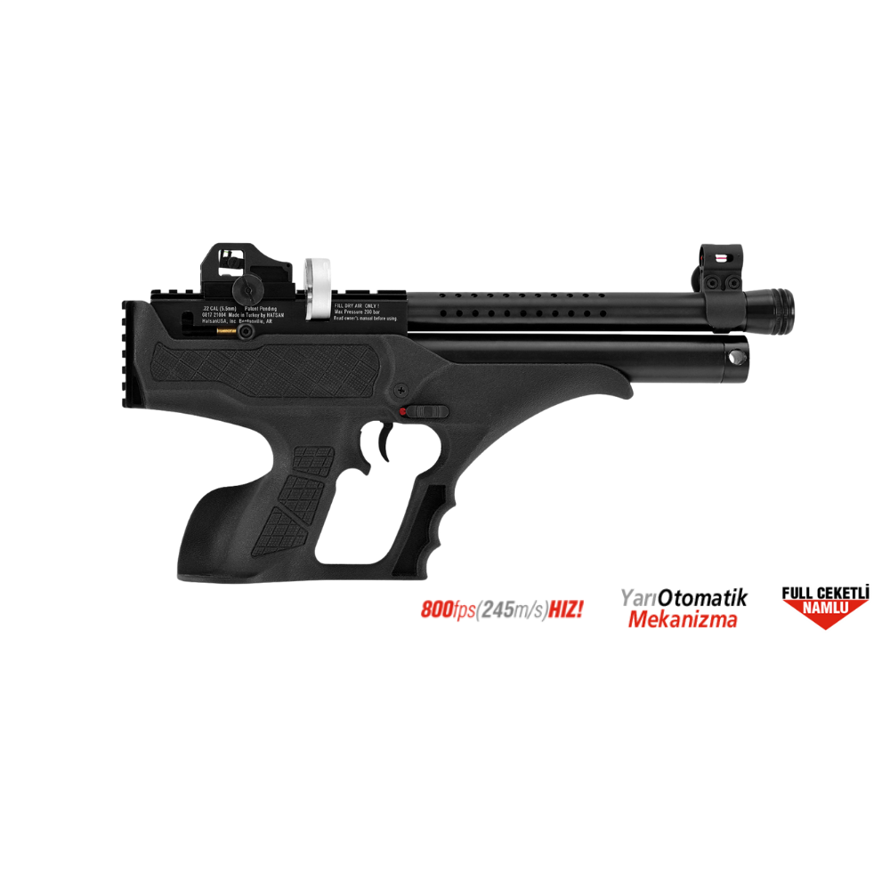 HATSAN Sortie Tactical Yarı Otomatik PCP Havalı Tabanca