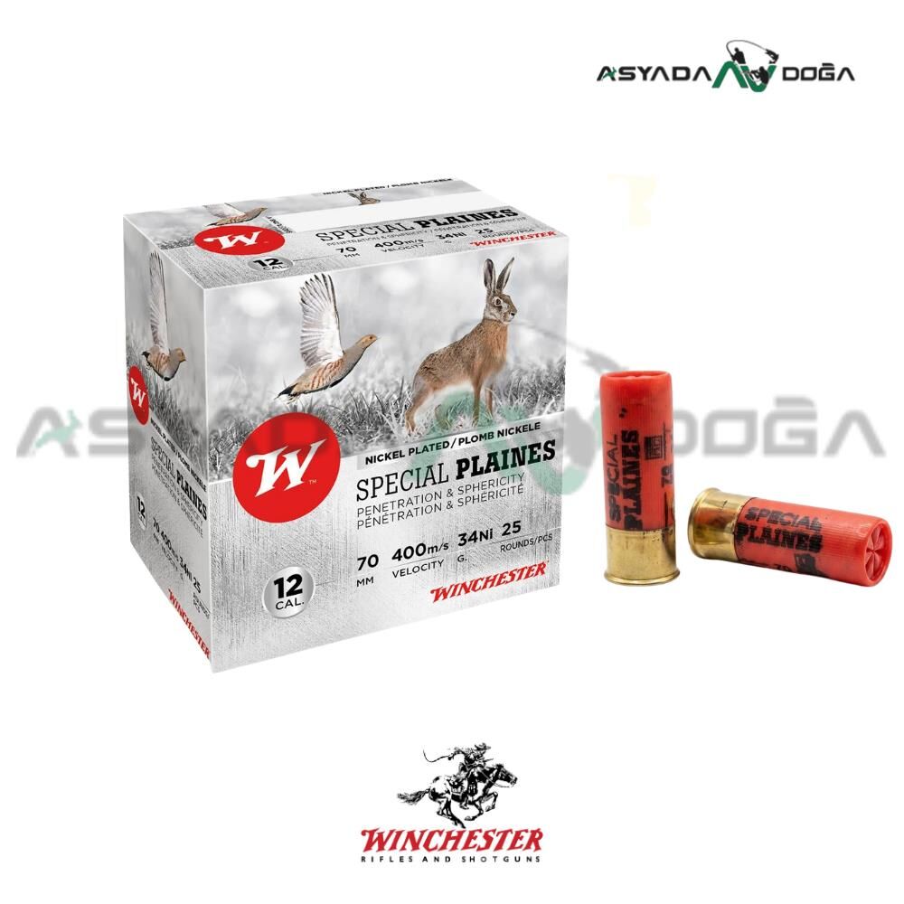 WINCHESTER 12 CAL 34 GR SPECIAL PLAINES NICKEL AV FİŞEĞİ