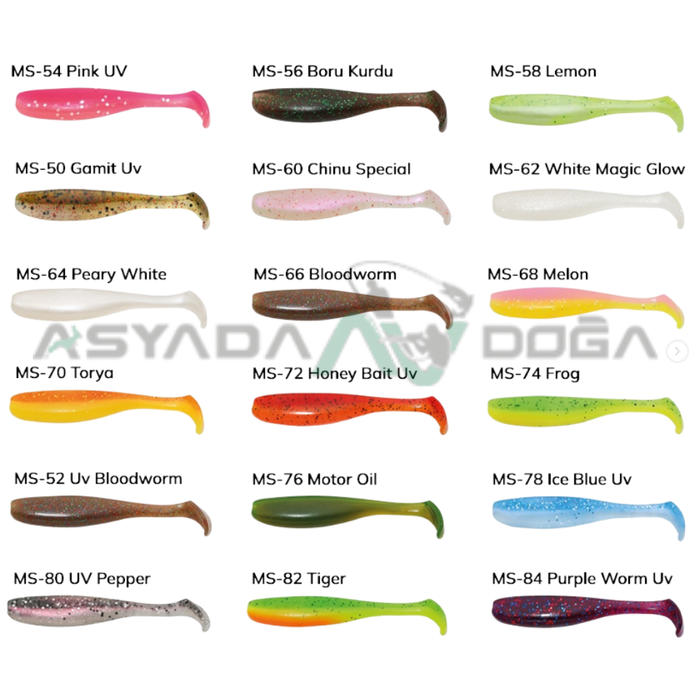 Hanfish Shad Bait 60 Silikon Yem
