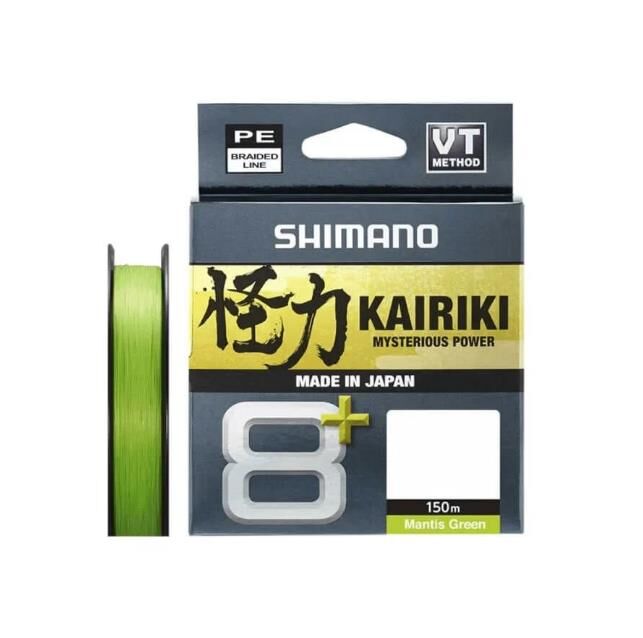 Shimano Kairiki + 8x Mantis Green 150 Mt İp Misina