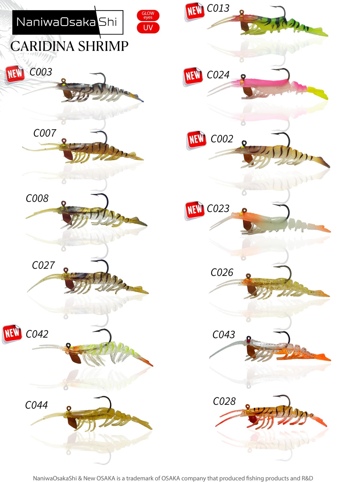 NaniwaOsakaShi Caridina Shirimp 7.62 Cm 6.5 Gr Karides Silikon