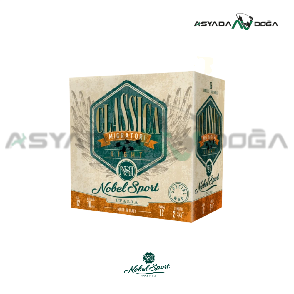 NOBEL SPORT 12 CAL 30 GR CLASSICA LIGHT BIOR AV FİŞEĞİ