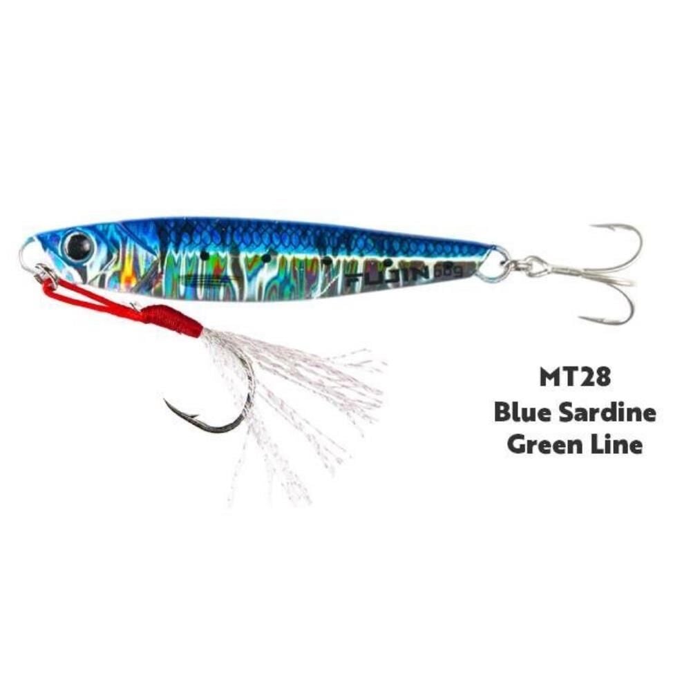 FUJIN JIG X 6.7 CM 20 GR MT28 BLUE SARDINE GREEN LINE