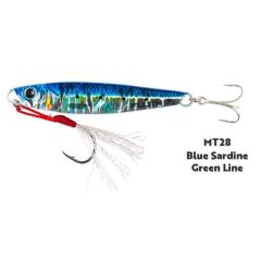 FUJIN JIG X 6.7 CM 20 GR MT28 BLUE SARDINE GREEN LINE