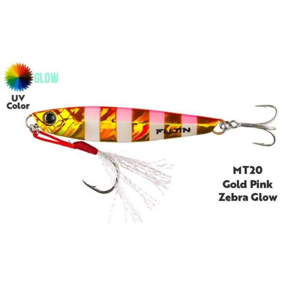 FUJIN JIG X 6.7 CM 20 GR MT20 GOLD ZEBRA GLOW