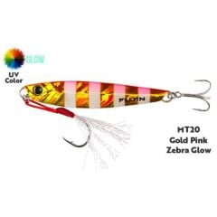 FUJIN JIG X 6.7 CM 20 GR MT20 GOLD ZEBRA GLOW