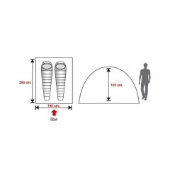 EVOLITE 2 Kişilik Manuel Çadır