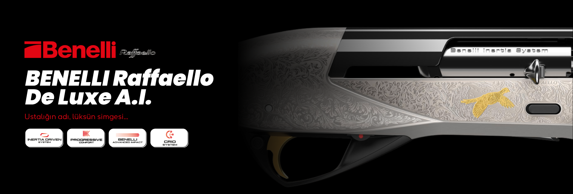 Benelli Raffaello De Luxe A.I. Yarı Otomatik Av Tüfeği